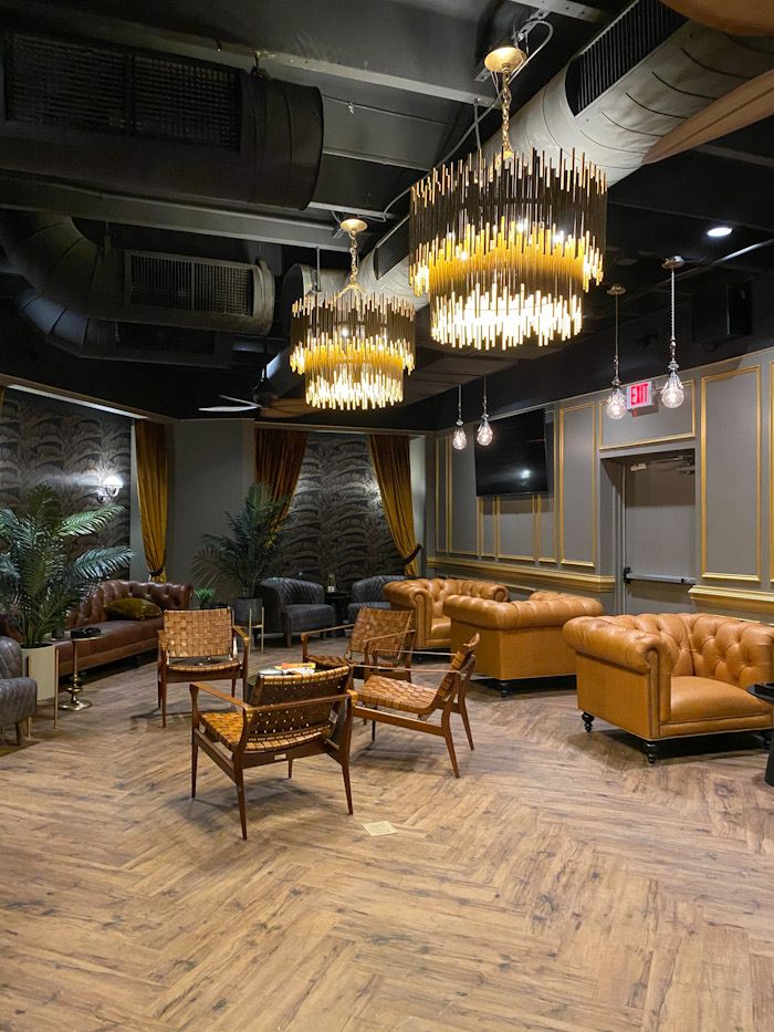 The Vintage Cigar and Whiskey Bar members lounge