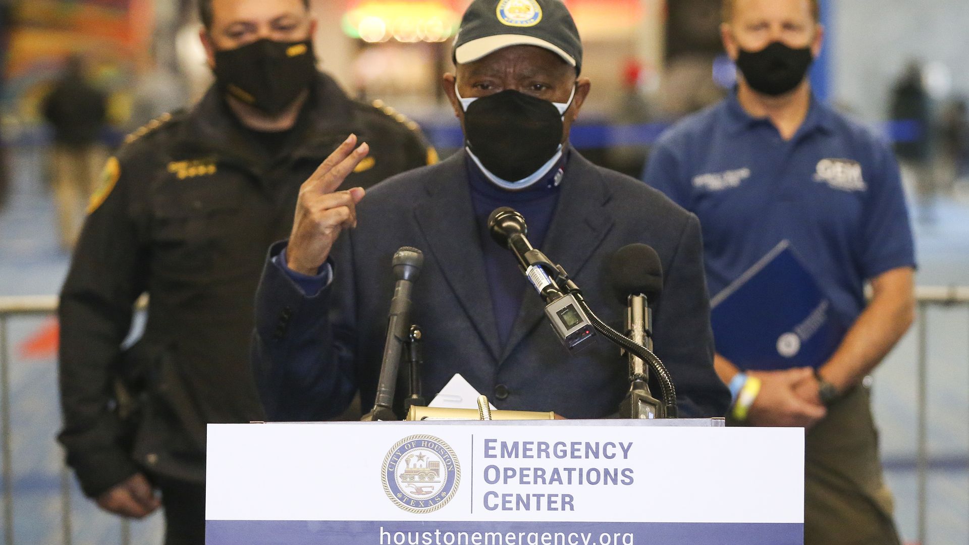 Houston Mayor Sylvester Turner. Photo: Thomas Shea/AFP vis Getty Images