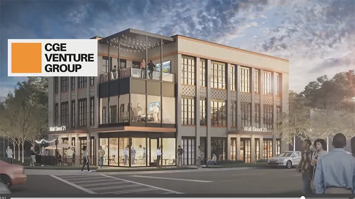 rendering of CGE's project at Booker and Beatties Ford