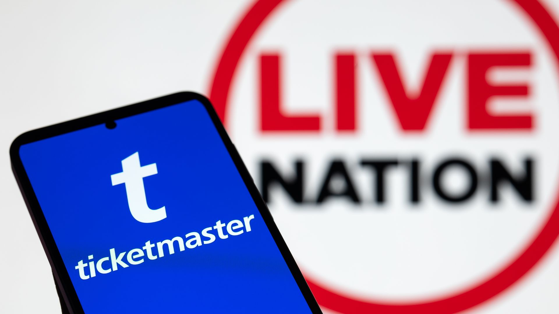 Ticketmaster and Live Nation logos
