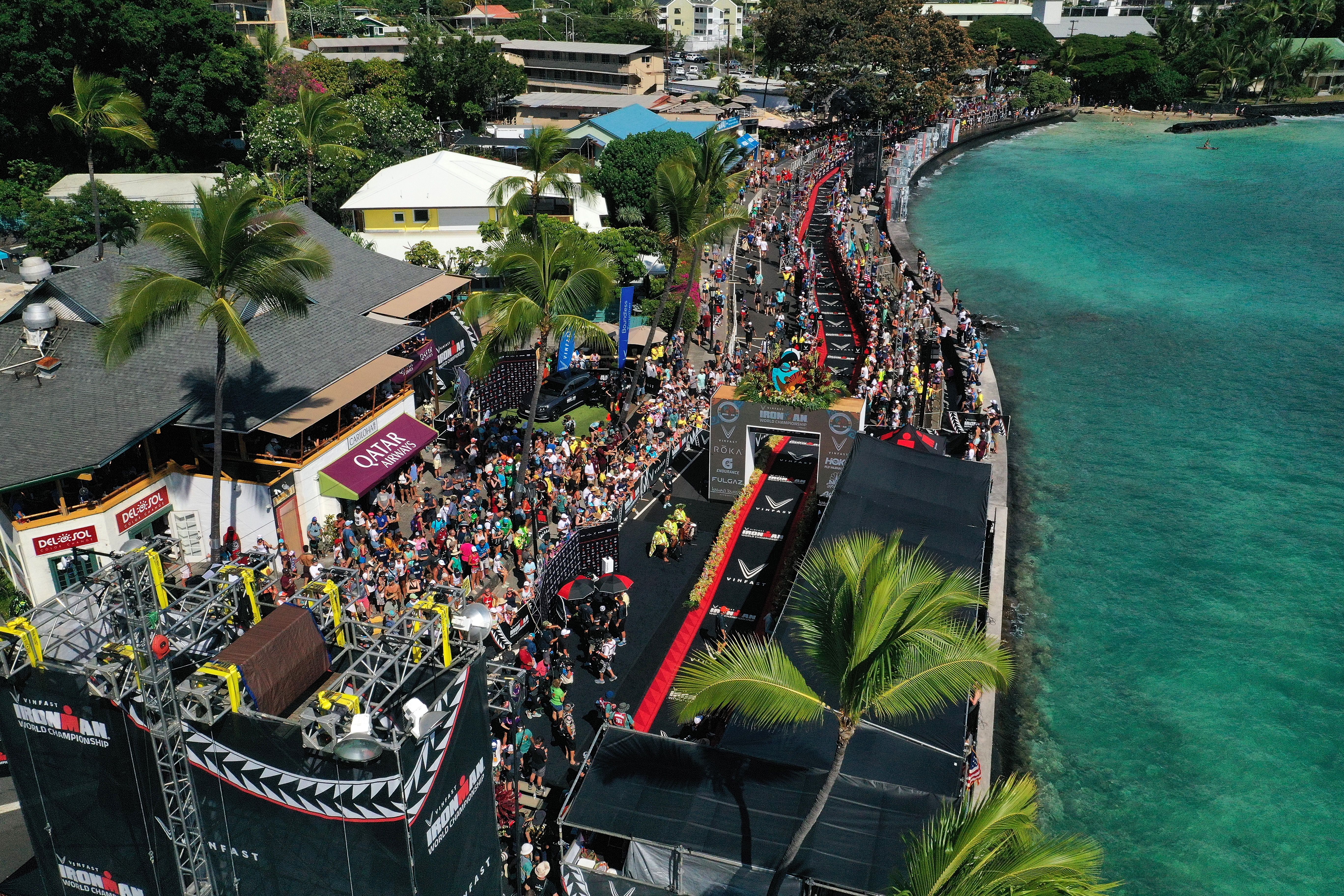 Ironman finish line