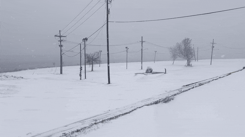 A camera pans across the levee as a child sleds down the levee.