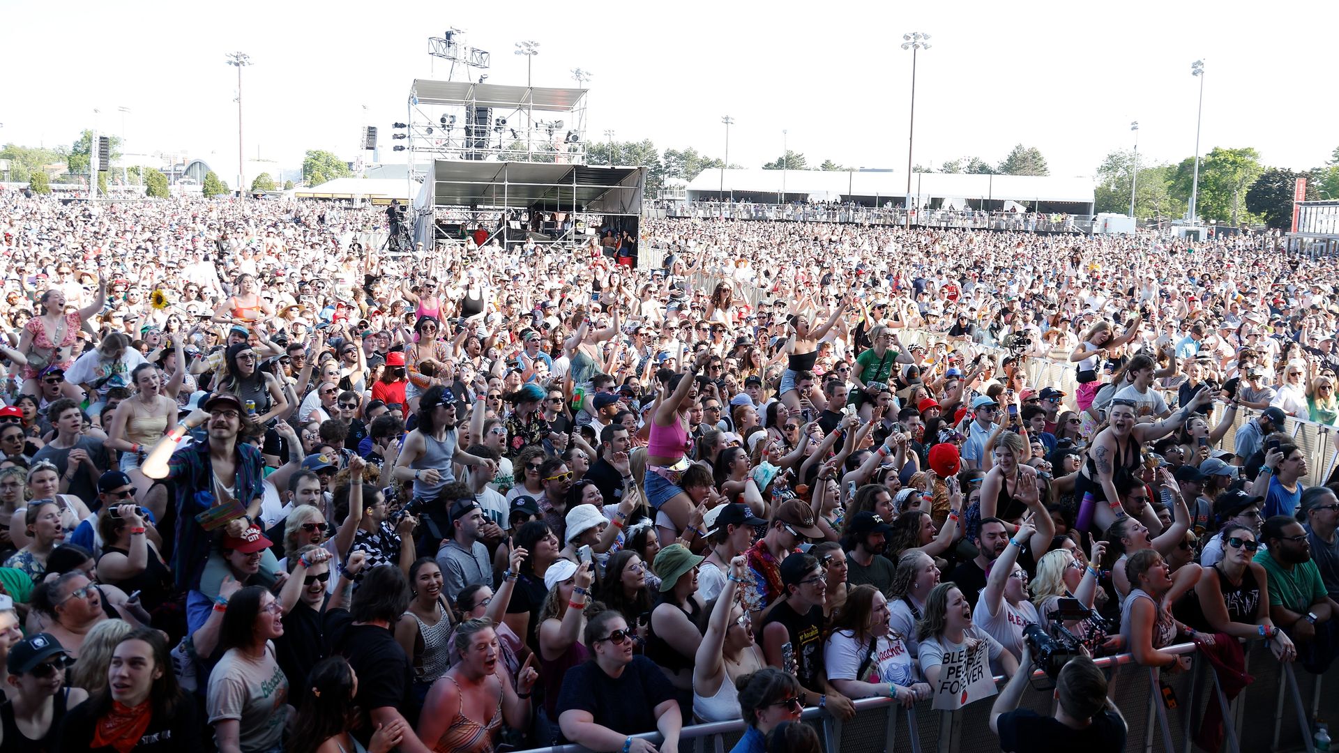 A croad at Boston Calling
