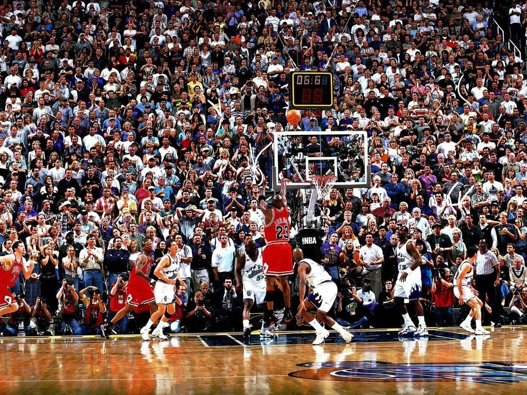 Michael Jordan shot