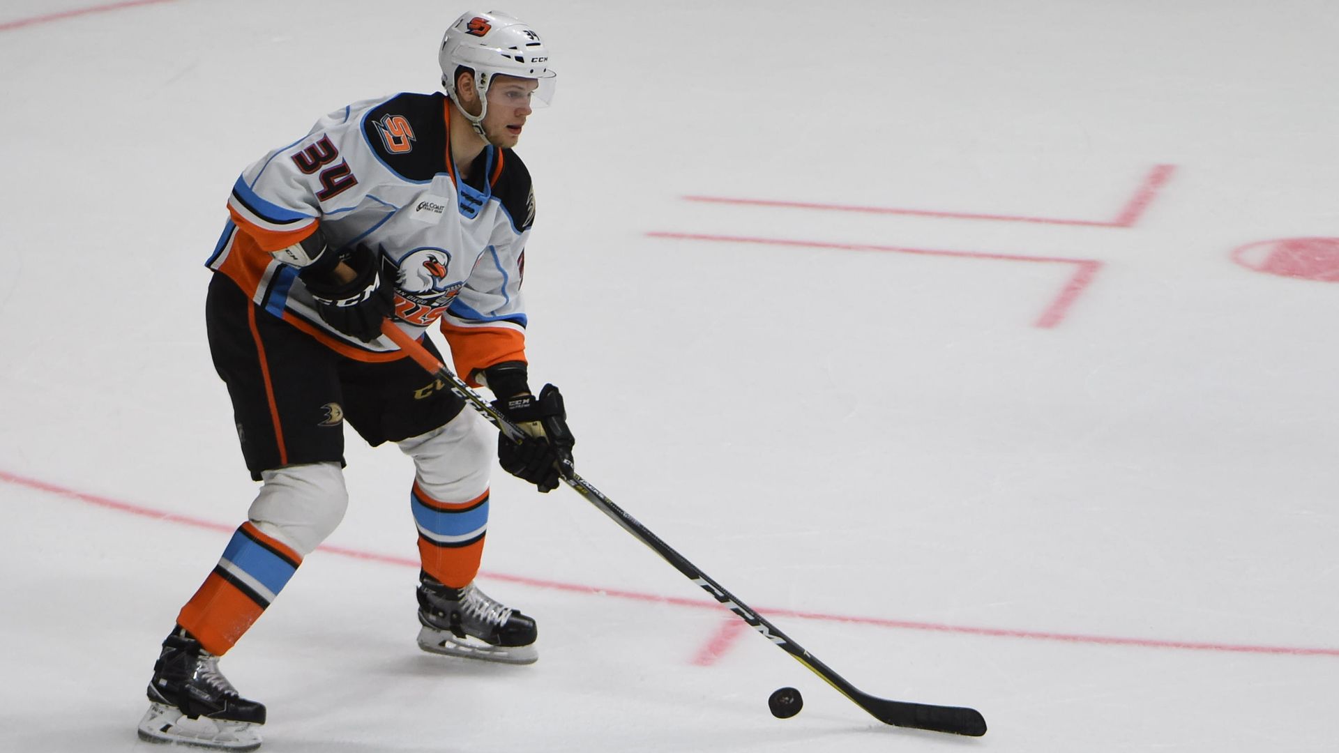 San Diego Gulls player Jacob Larsson