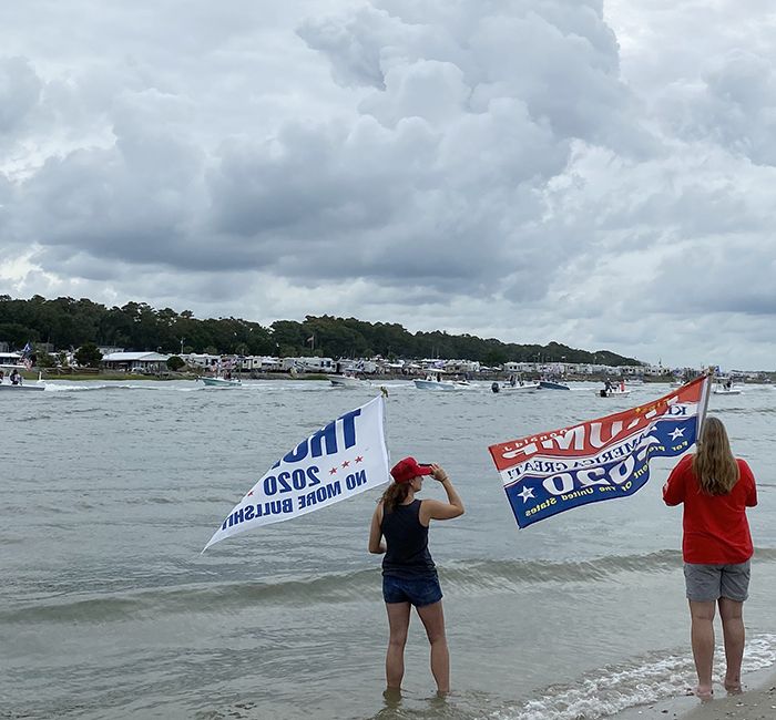 Trump Flotilla Brunswick County 2020