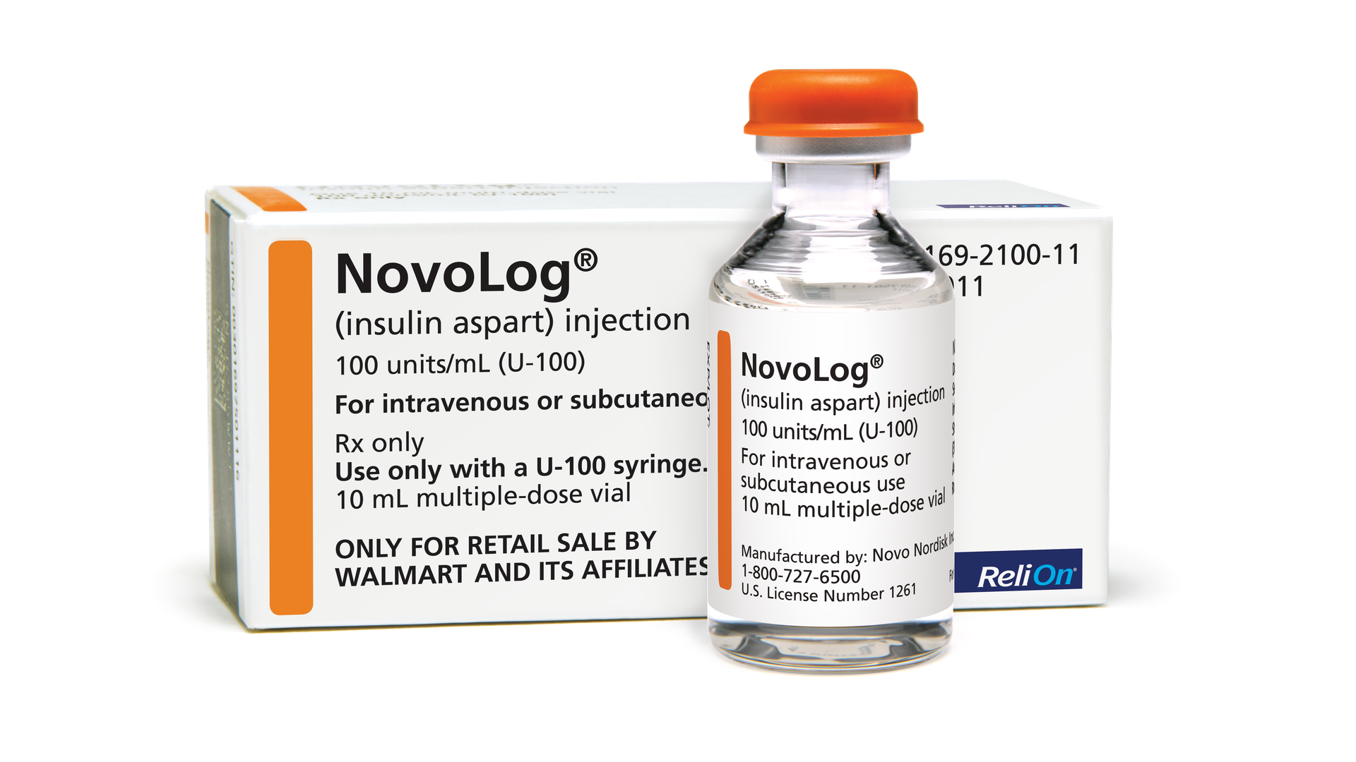Walmart's version of NovoLog insulin.