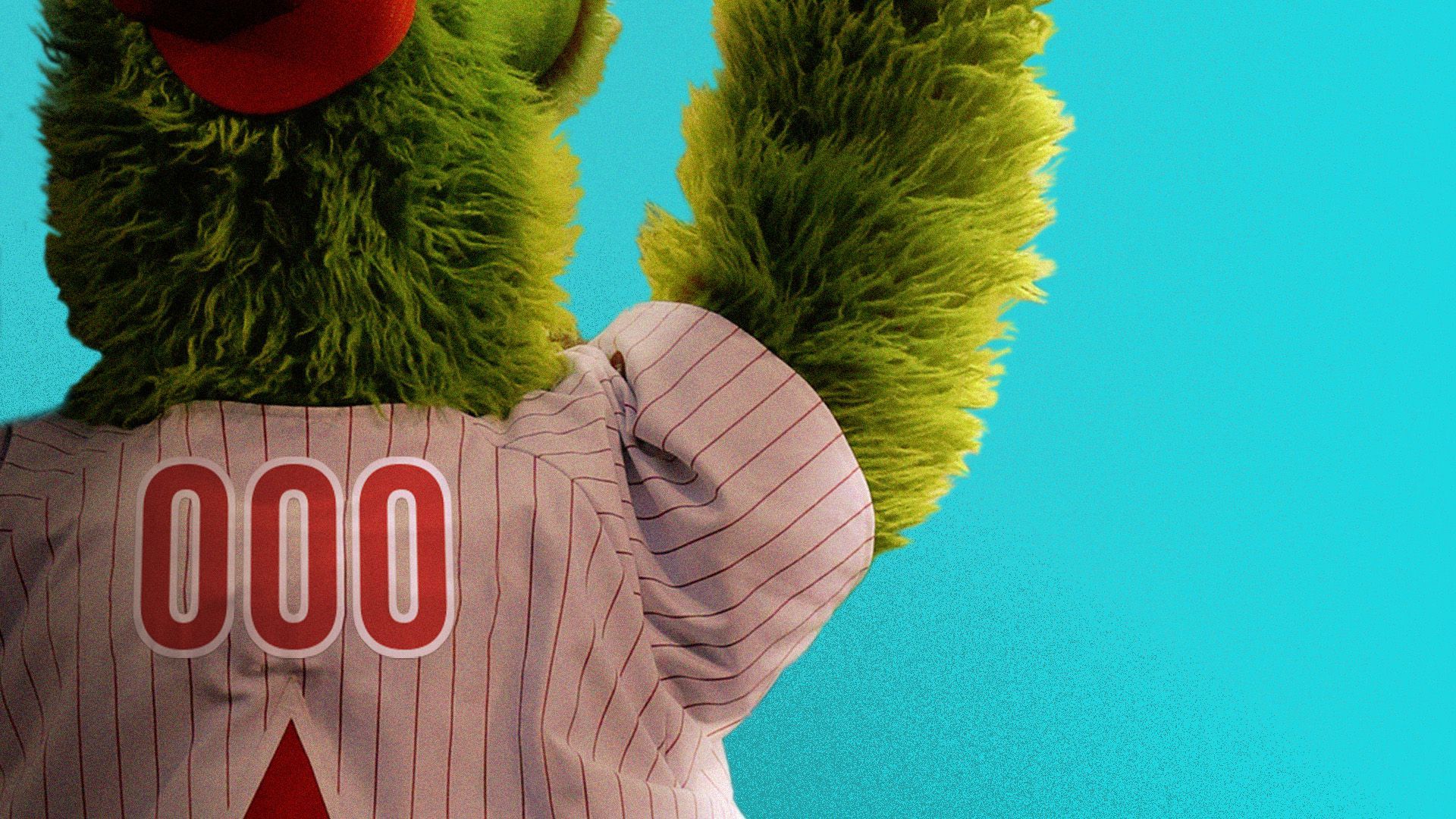 Phillie Phanatic by Mike Martin