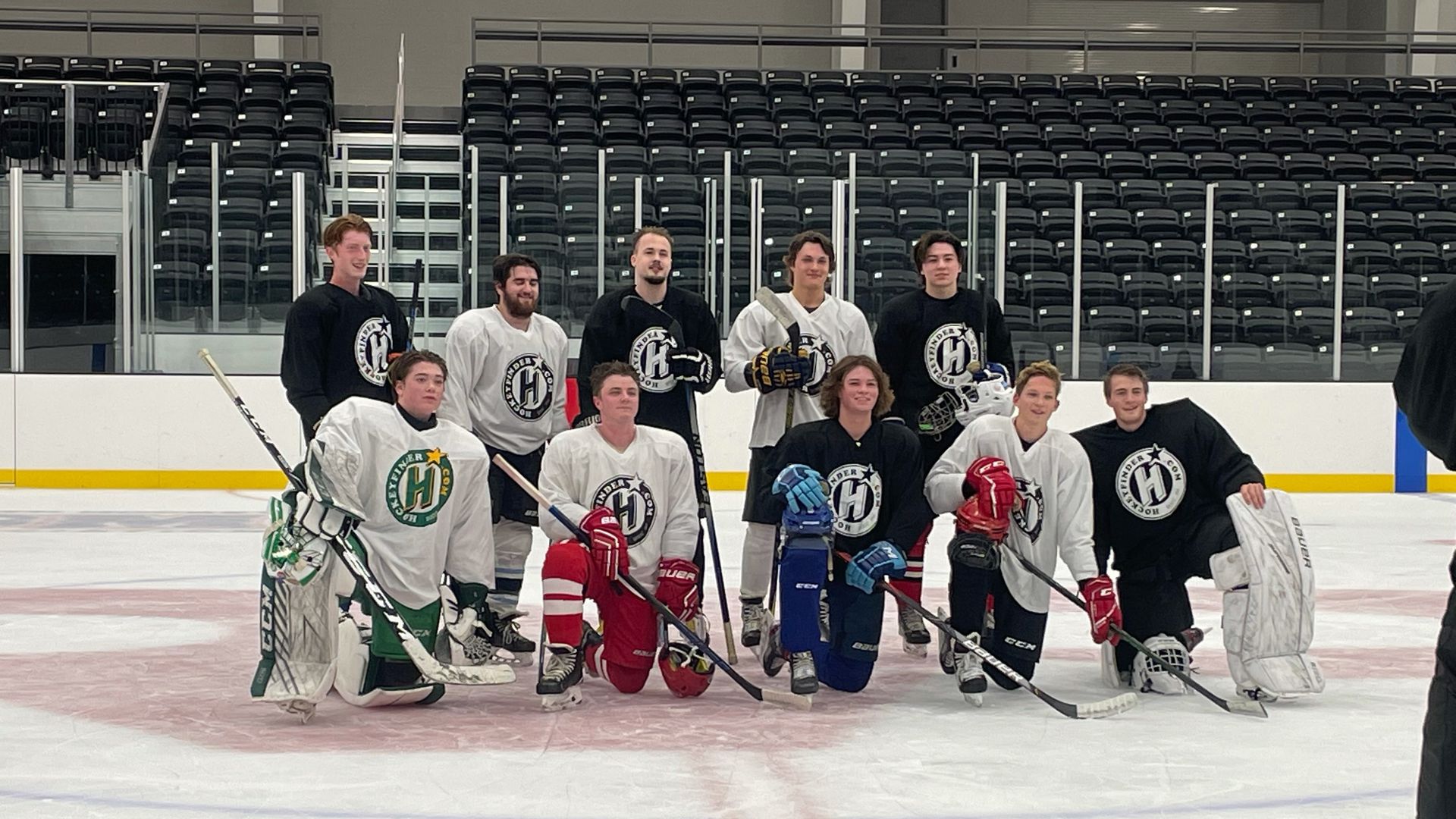 A photo of Drake's hockey club.