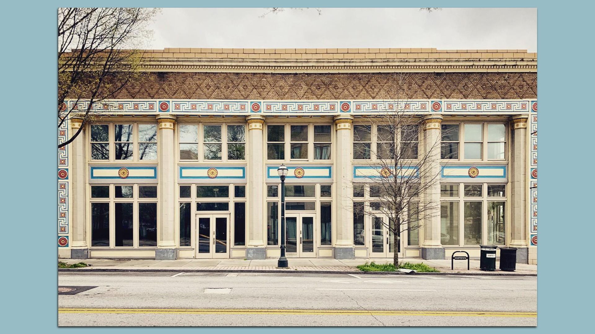 Photo of the former Metro Atlanta Task Force for the Homeless building on Peachtree Street, Atlanta.