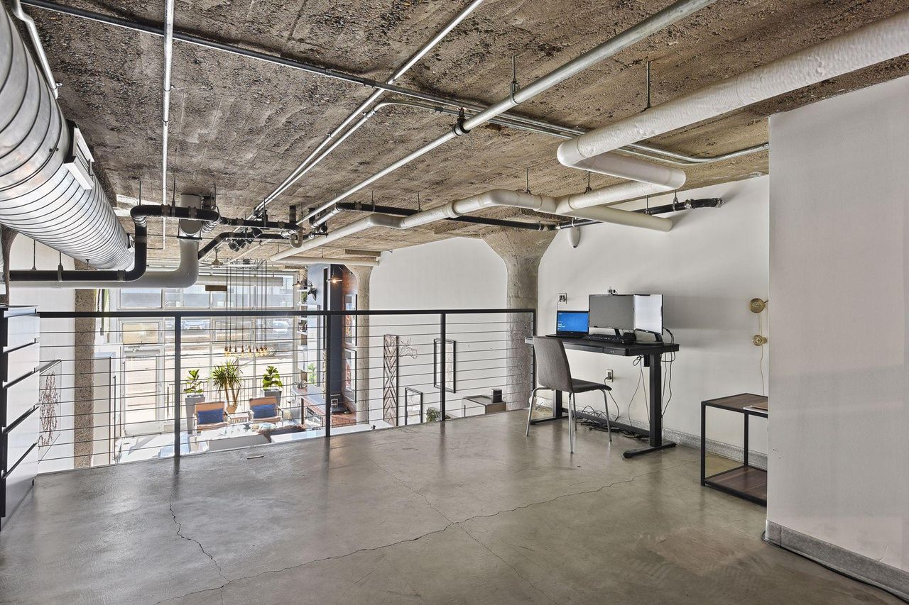 bonus loft space for a home office