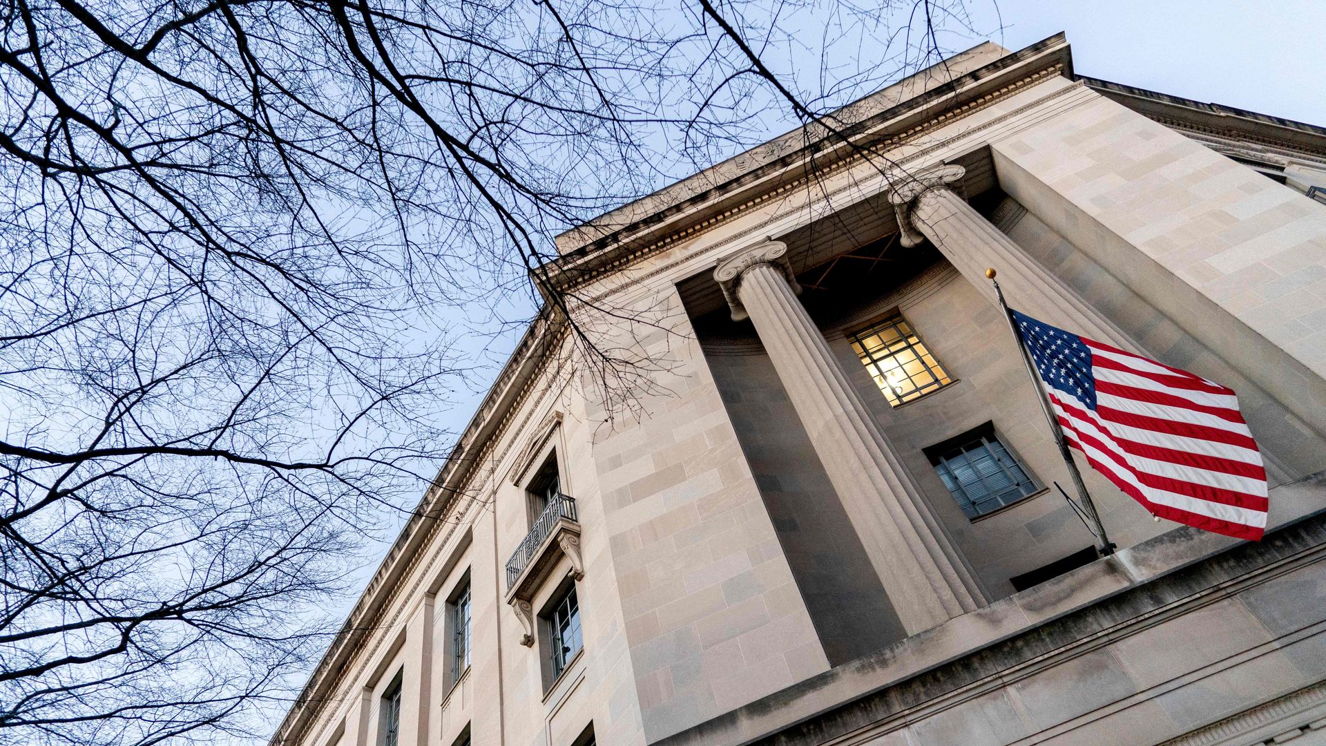 The Department of Justice building in Washington, D.C.