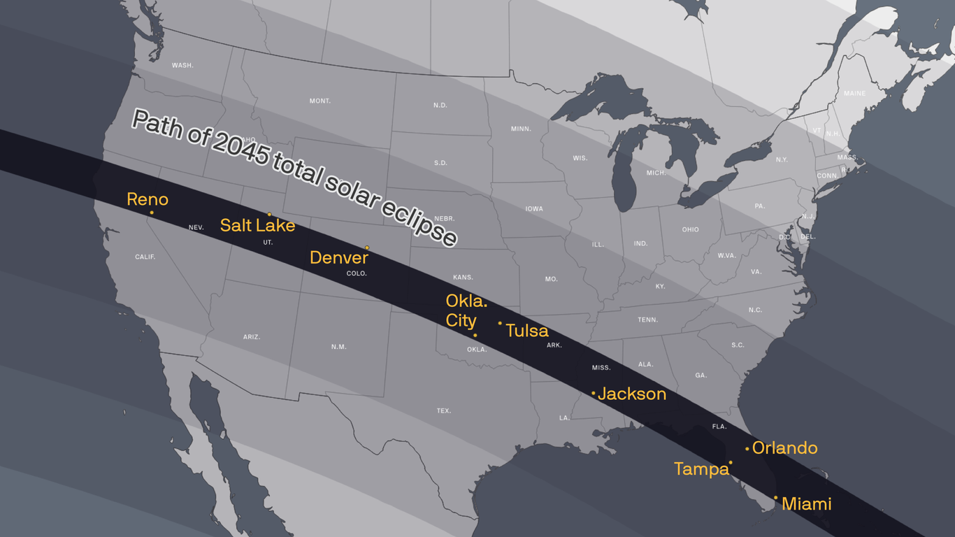 Next total solar eclipse set for 2044, more than 20 years away