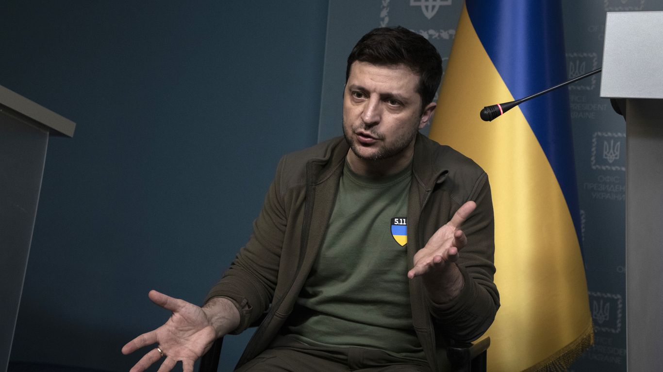 Furious Zelensky tears into "weak" NATO for ruling out "no-fly" zone over Ukraine thumbnail