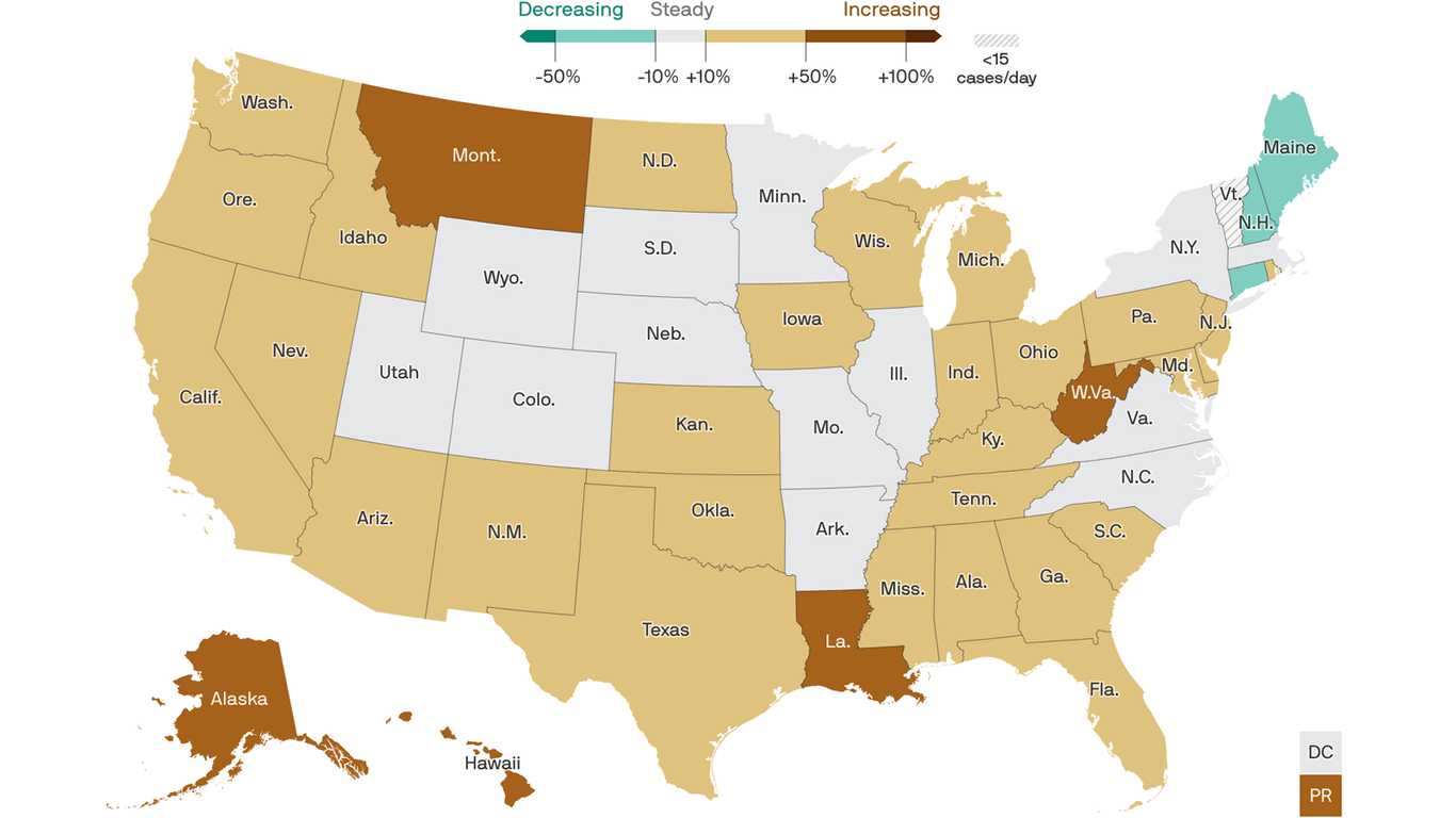 Coronavirus cases continue to surge nationwide