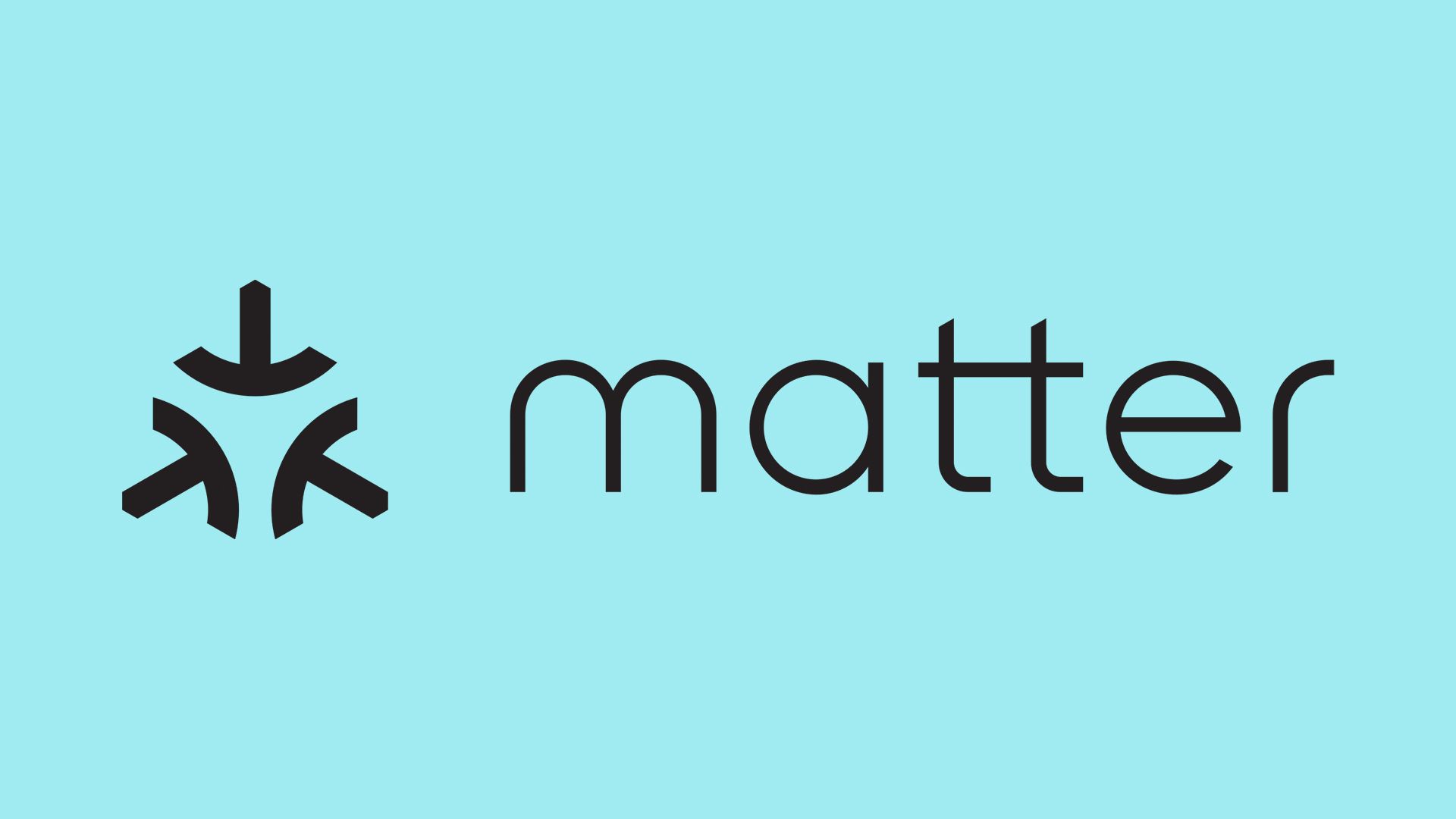Matter logo for interoperable smart devices