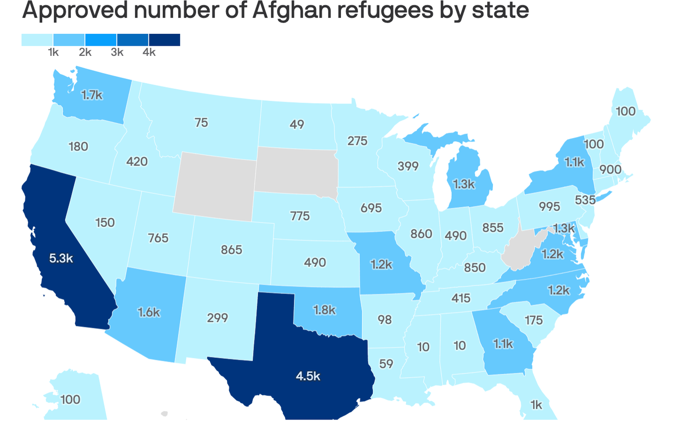 37 000 Afghans To Start New Lives Across U S Axios