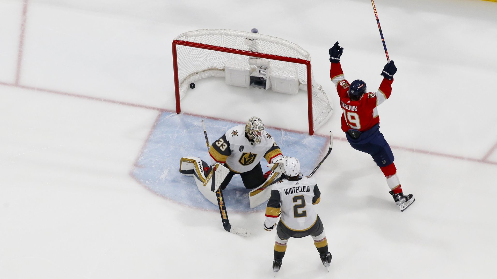 Panthers celebration