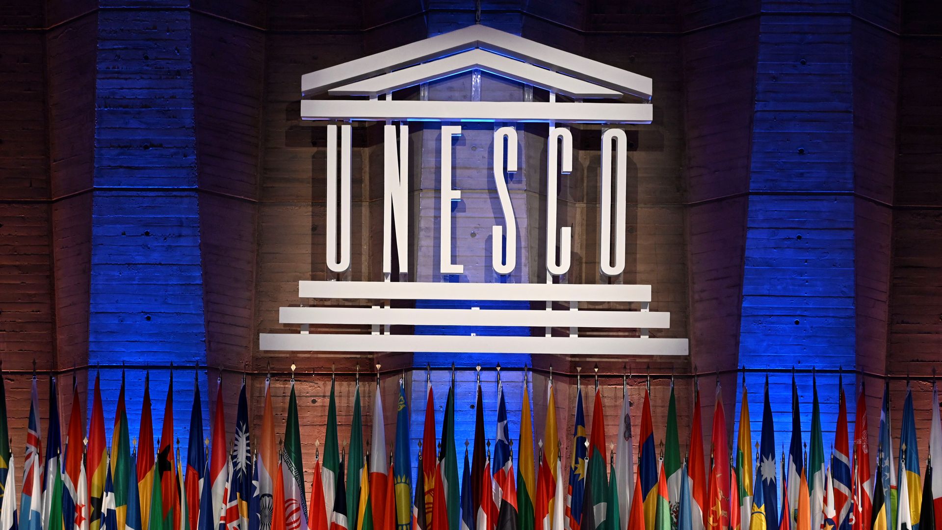 A general view of the UNESCO meeting during the 40th session of the United Nations Educational, Scientific and Cultural Organization (UNESCO) at the UNESCO headquarters in Paris, France