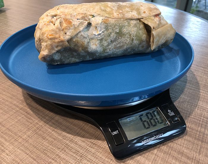 Updated We scientifically weighed 12 different burritos here’s the