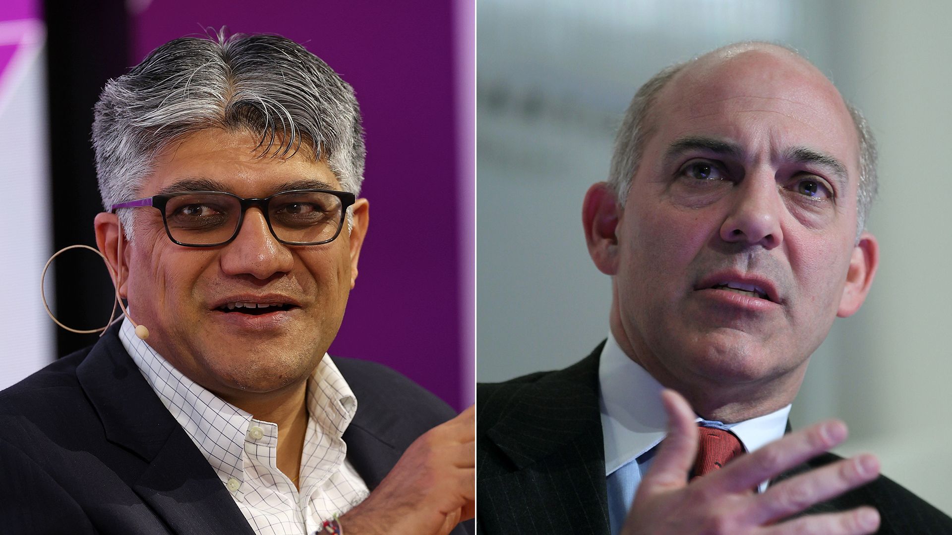 An image combining photos of Jigar Shah and Jonathan Silver.