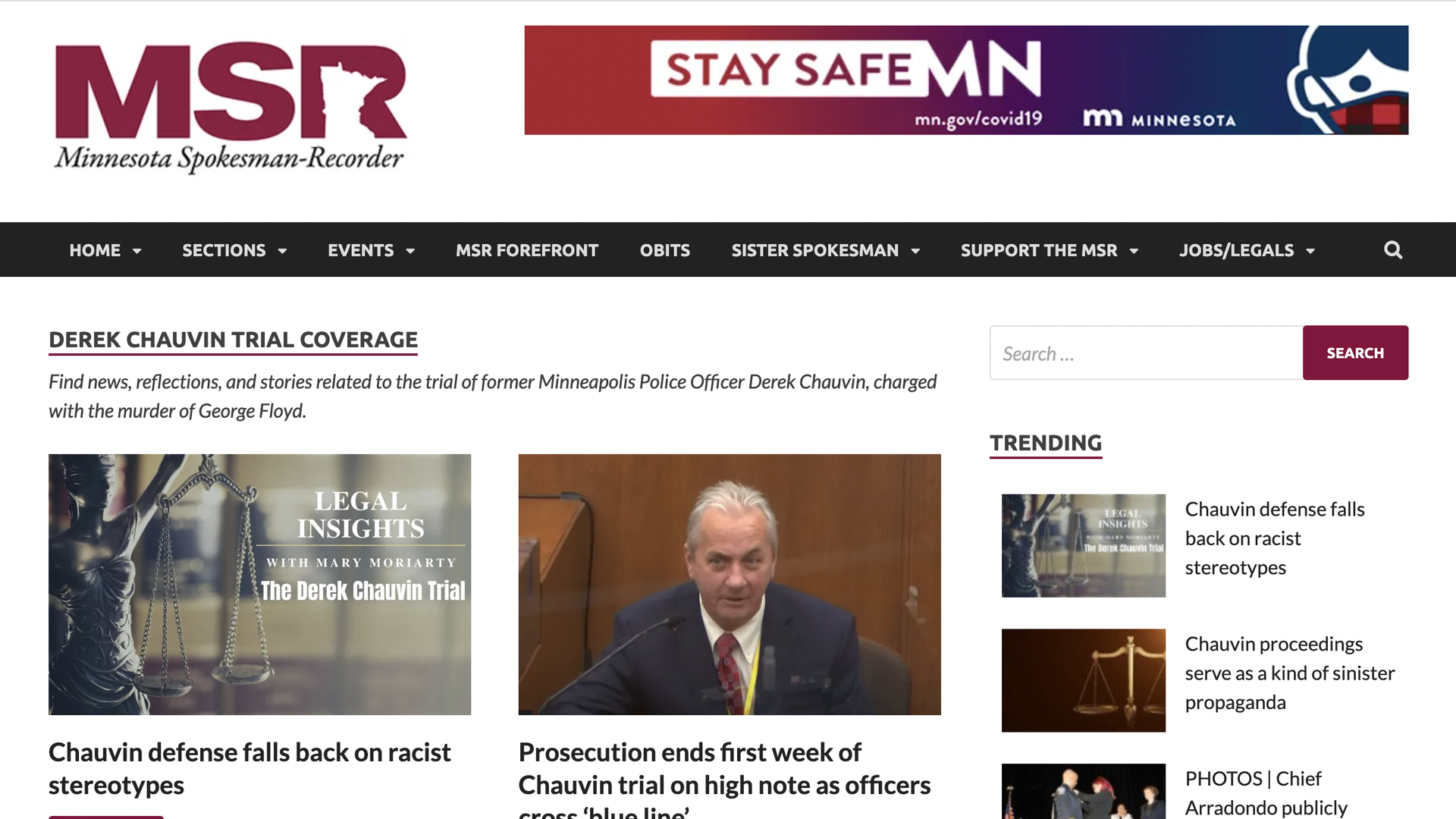 minnesota spokesman recorder website