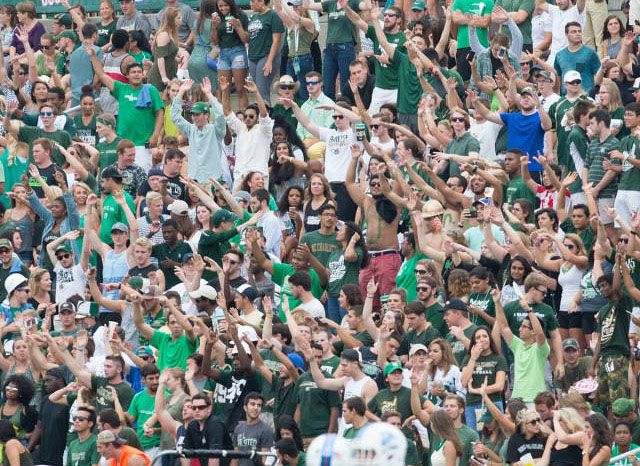UNCC Football Stadium-Fans