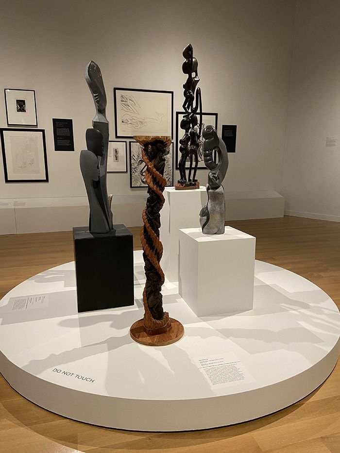 The Diamond collection in "The Vault" at the Mint Museum Uptown. 