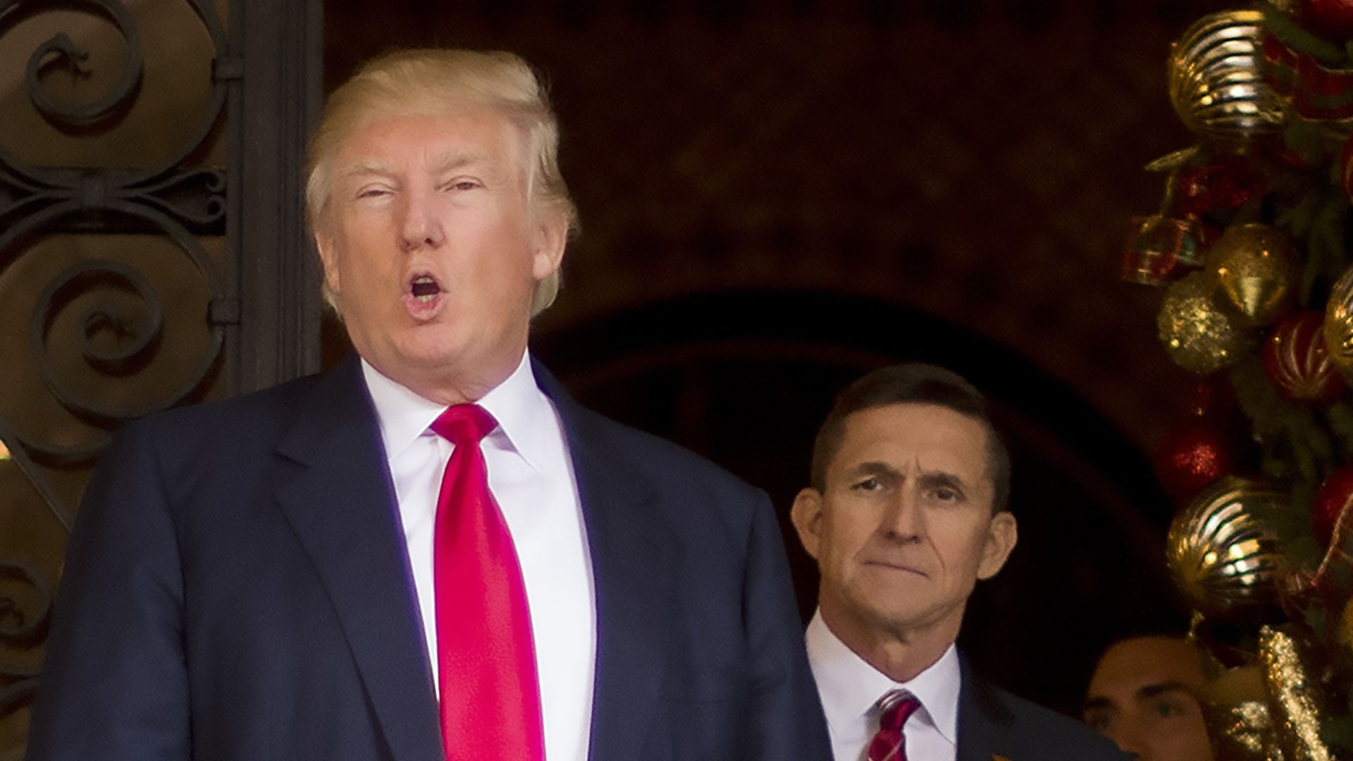 President Trump with Michael Flynn