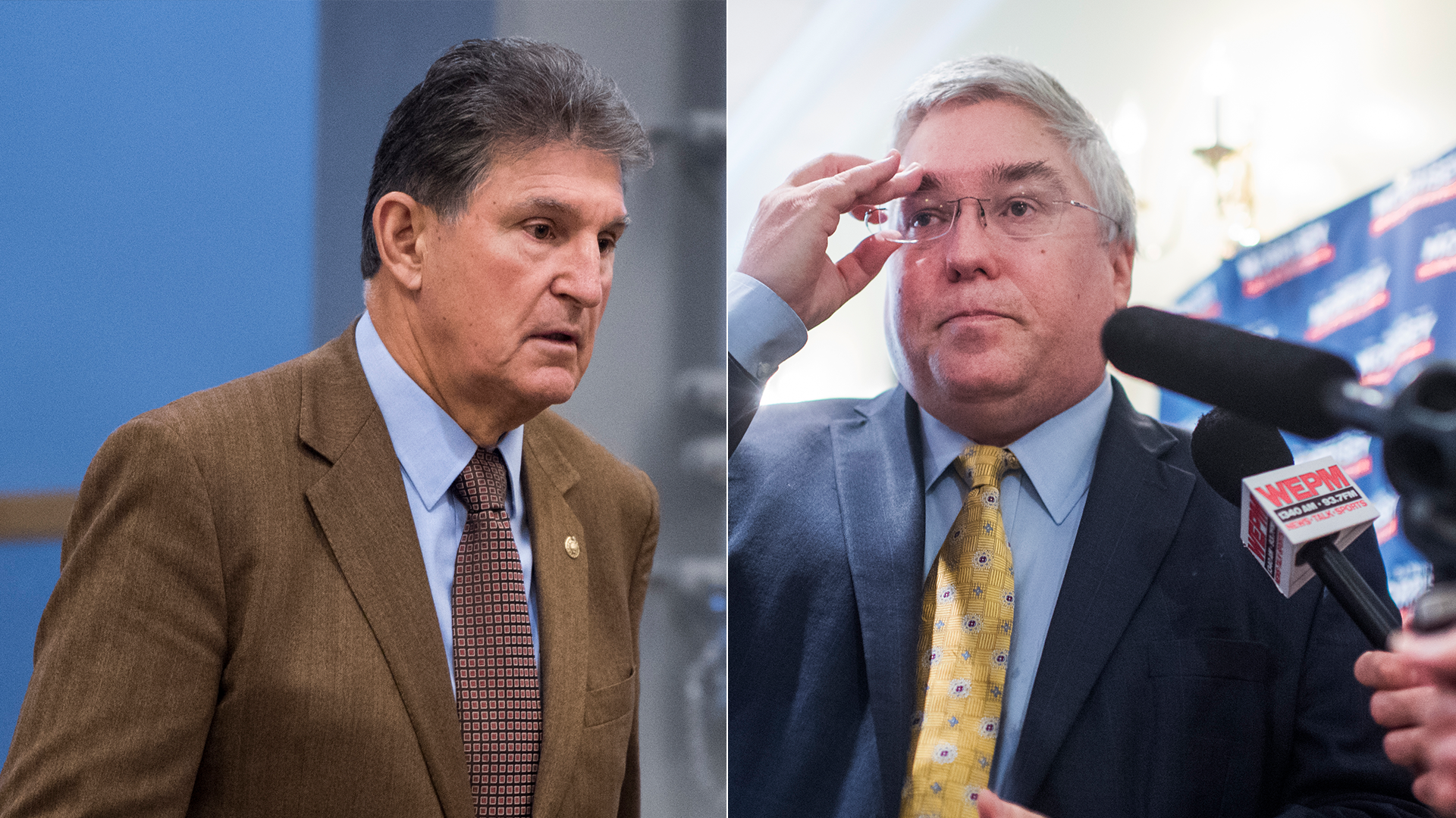 Sen. Joe Manchin and West Virginia Attorney General Patrick Morrisey