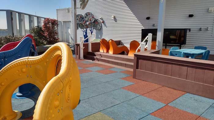 Levine Children's Hospital rooftop