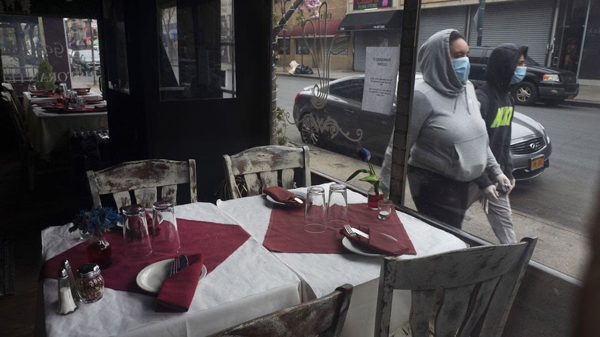 San Gennaro, a red-sauce restaurant in the Bronx, awaits our return.