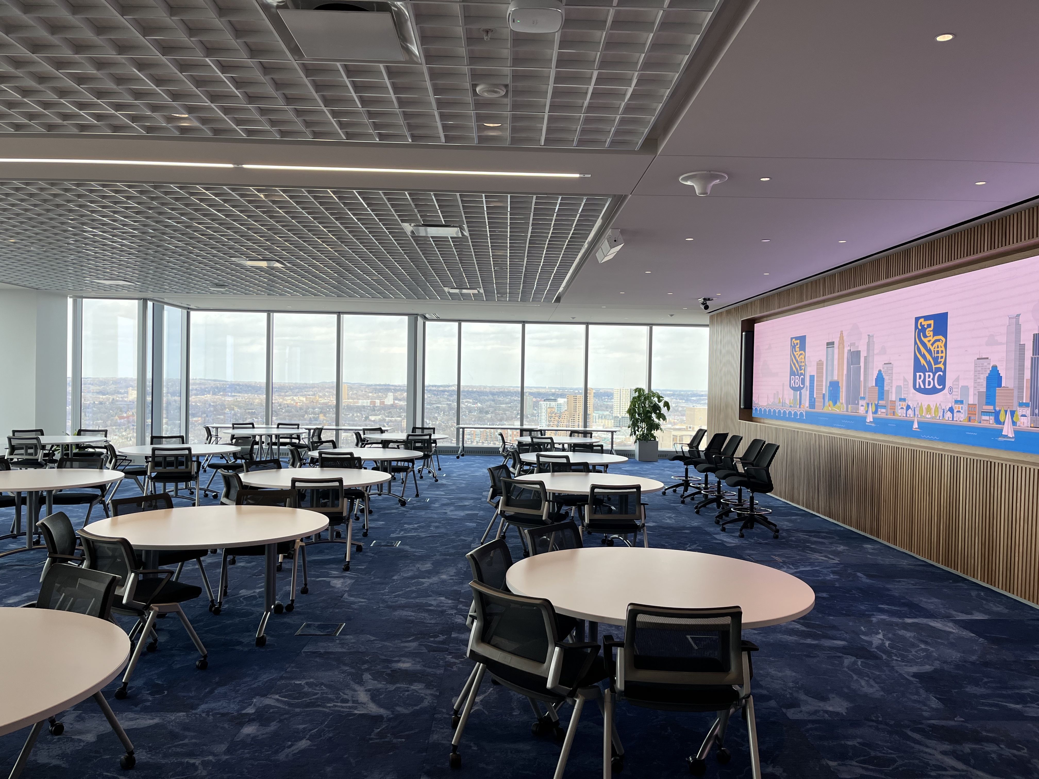 An office space in RBC Tower