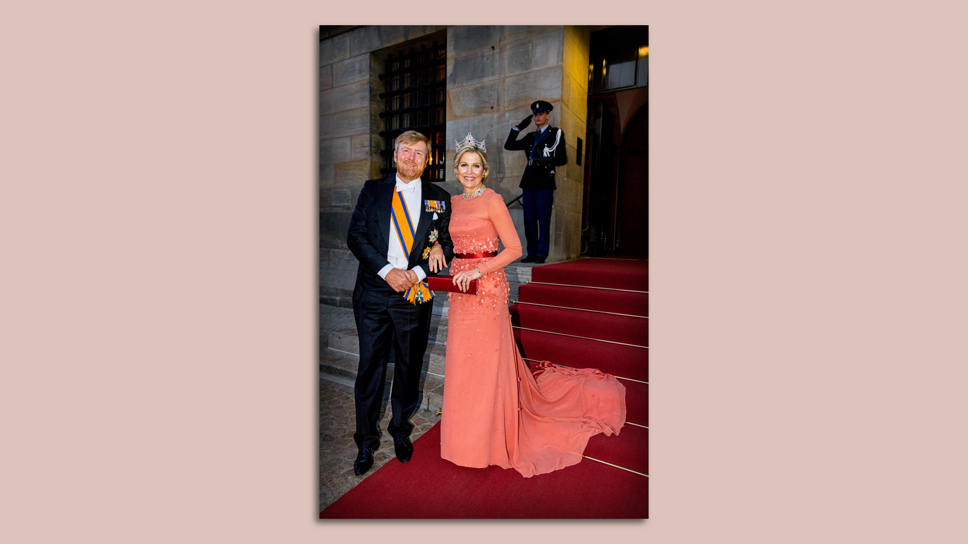Photo of the Netherlands royal couple.