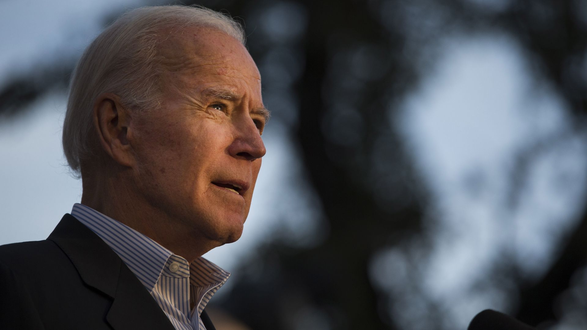 Democratic presidential candidate and former U.S. Vice President Joe Biden speaks at a community event while campaigning on December 13, 2019 in San Antonio, Texas