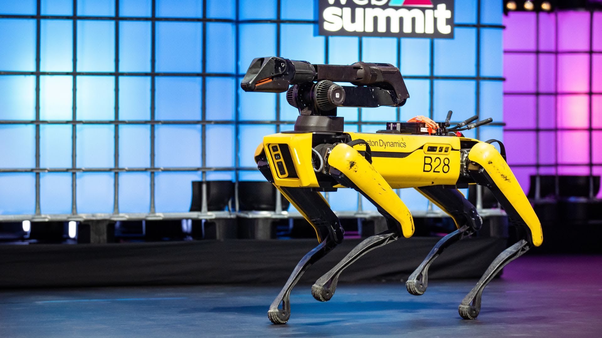 Spot, the robot made by Boston Dynamics. Photo: Henrique Casinhas/SOPA Images/LightRocket via Getty Images