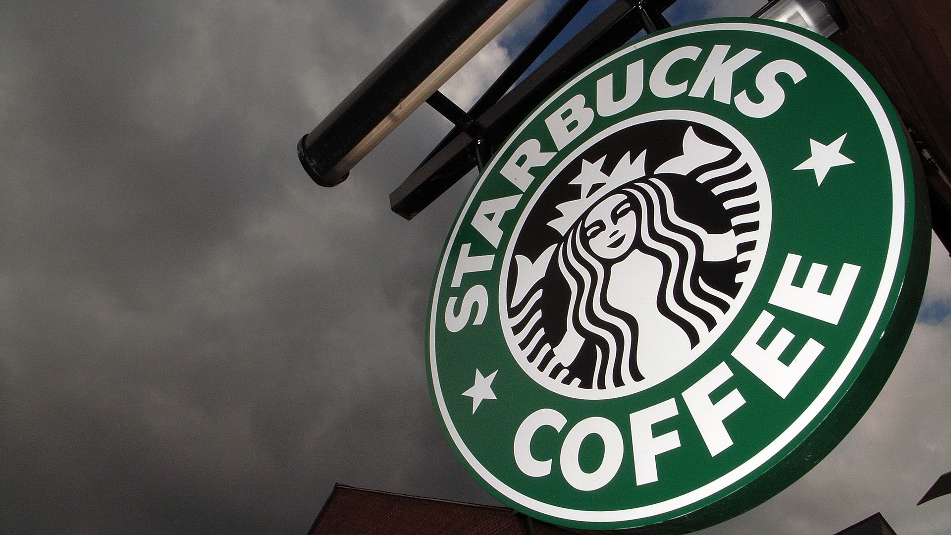 the starbucks logo.