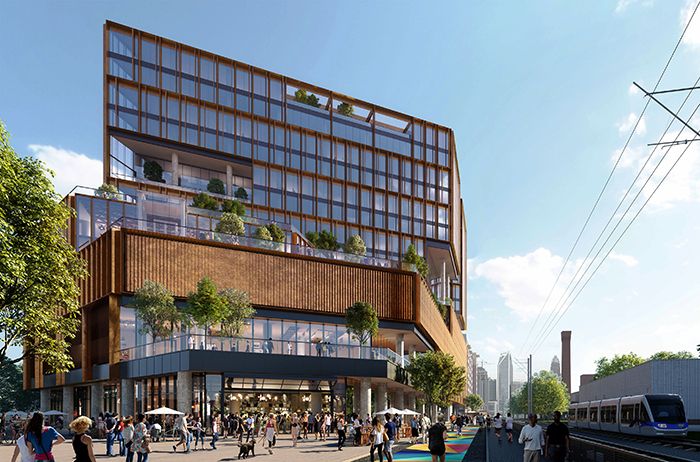 rail trail 2151 Hawkins development south end charlotte