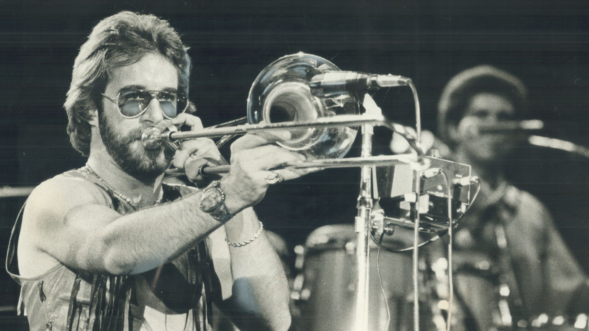 guy with a trumpet