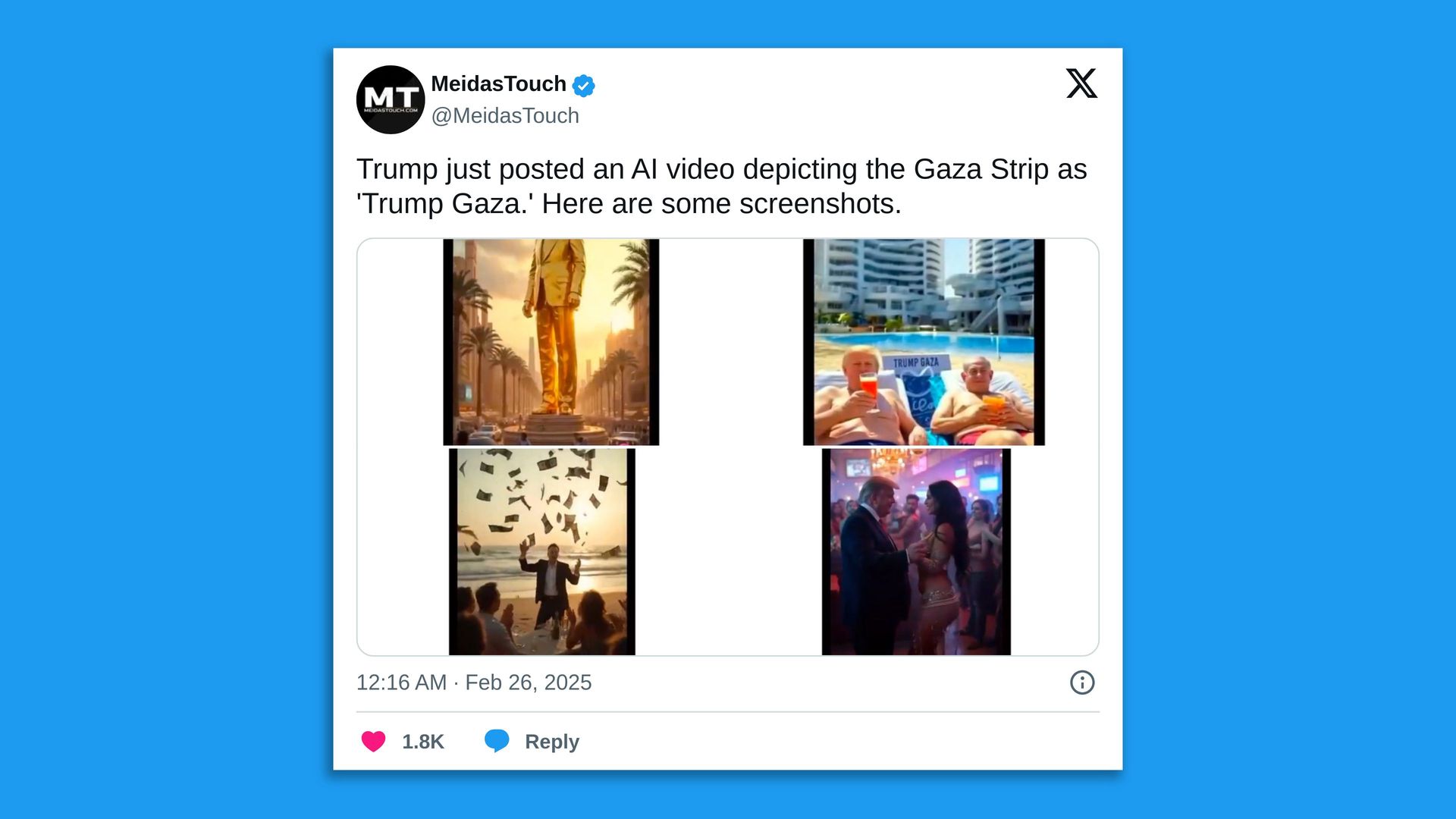 Trump Gaza Project Trump Gaza: AI video teases president's vision for takeover plan