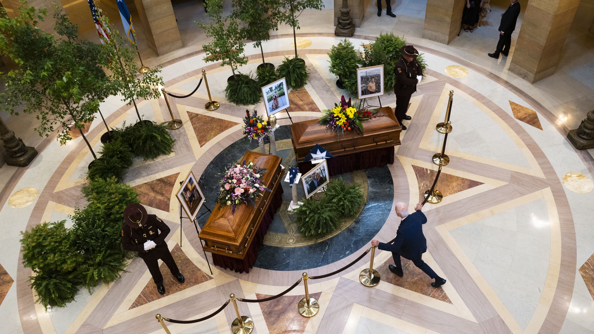 President Biden pays respect to Melissa Hortman