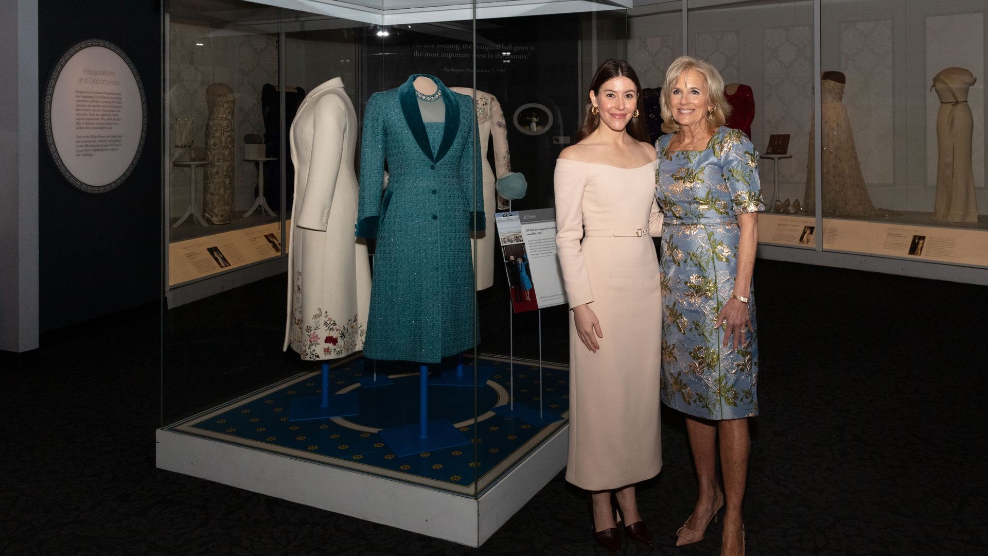 First Lady Jill Biden's dresses displayed in Smithsonian - Axios ...