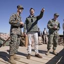 Newsom slams "reckless" military display after shrapnel hits patrol car escorting Vance