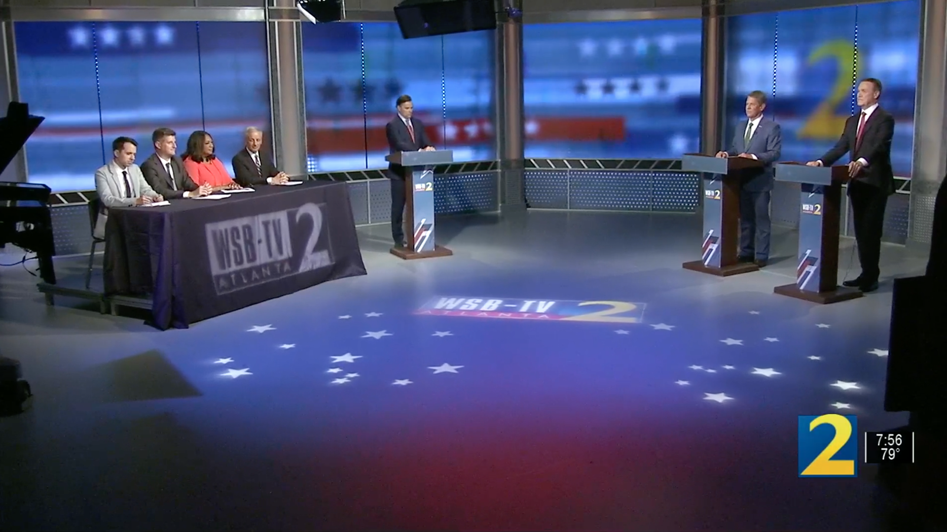 Kemp and Perdue face off at the WSB TV debate