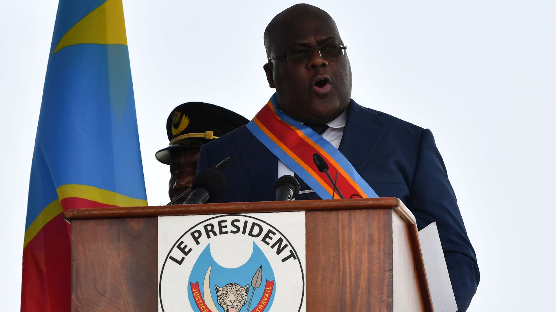 Photo of new president of Congo