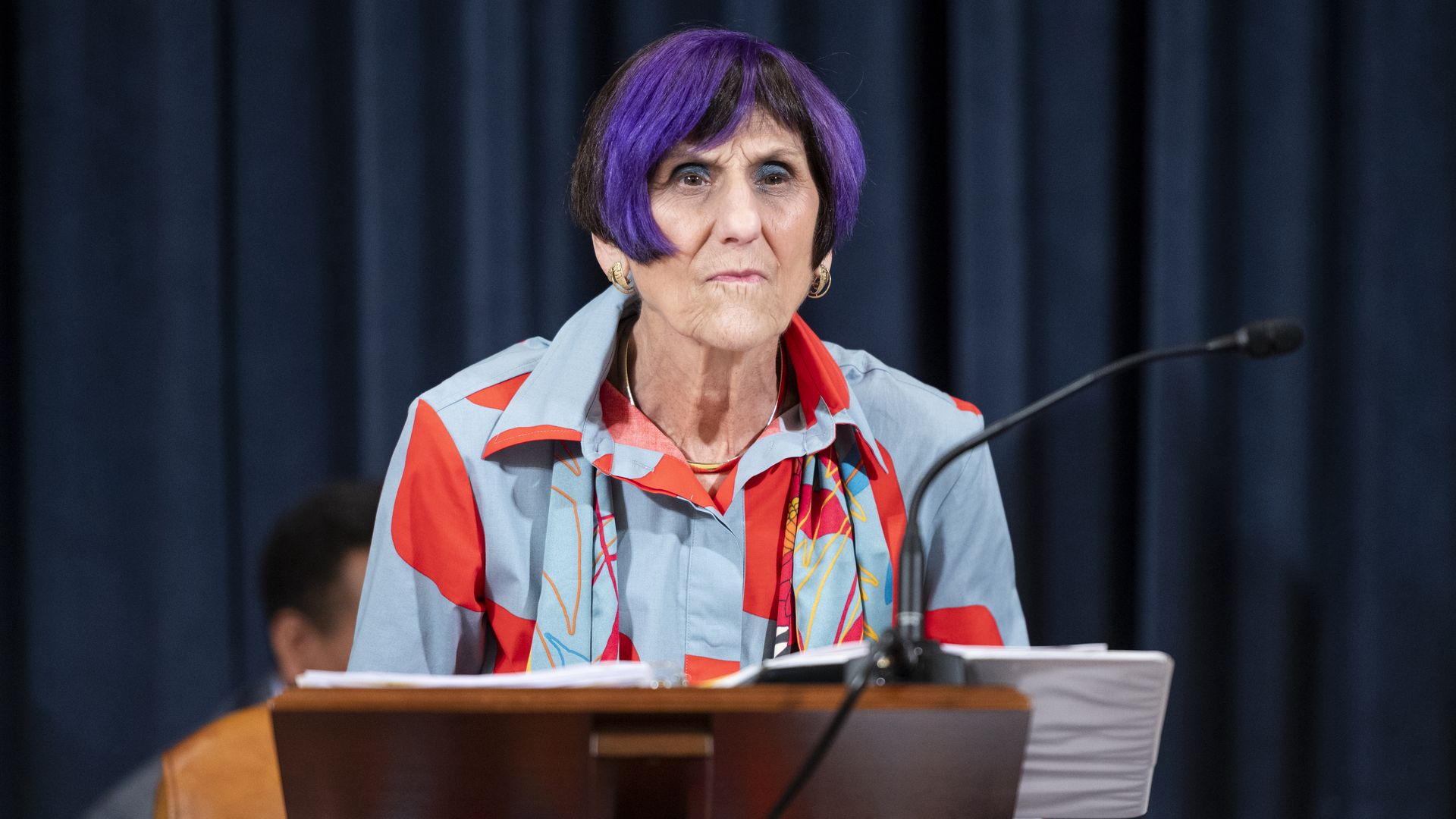  Chairwoman Rosa DeLauro conducts a House Appropriations Committee hearing on Tuesday, June 29