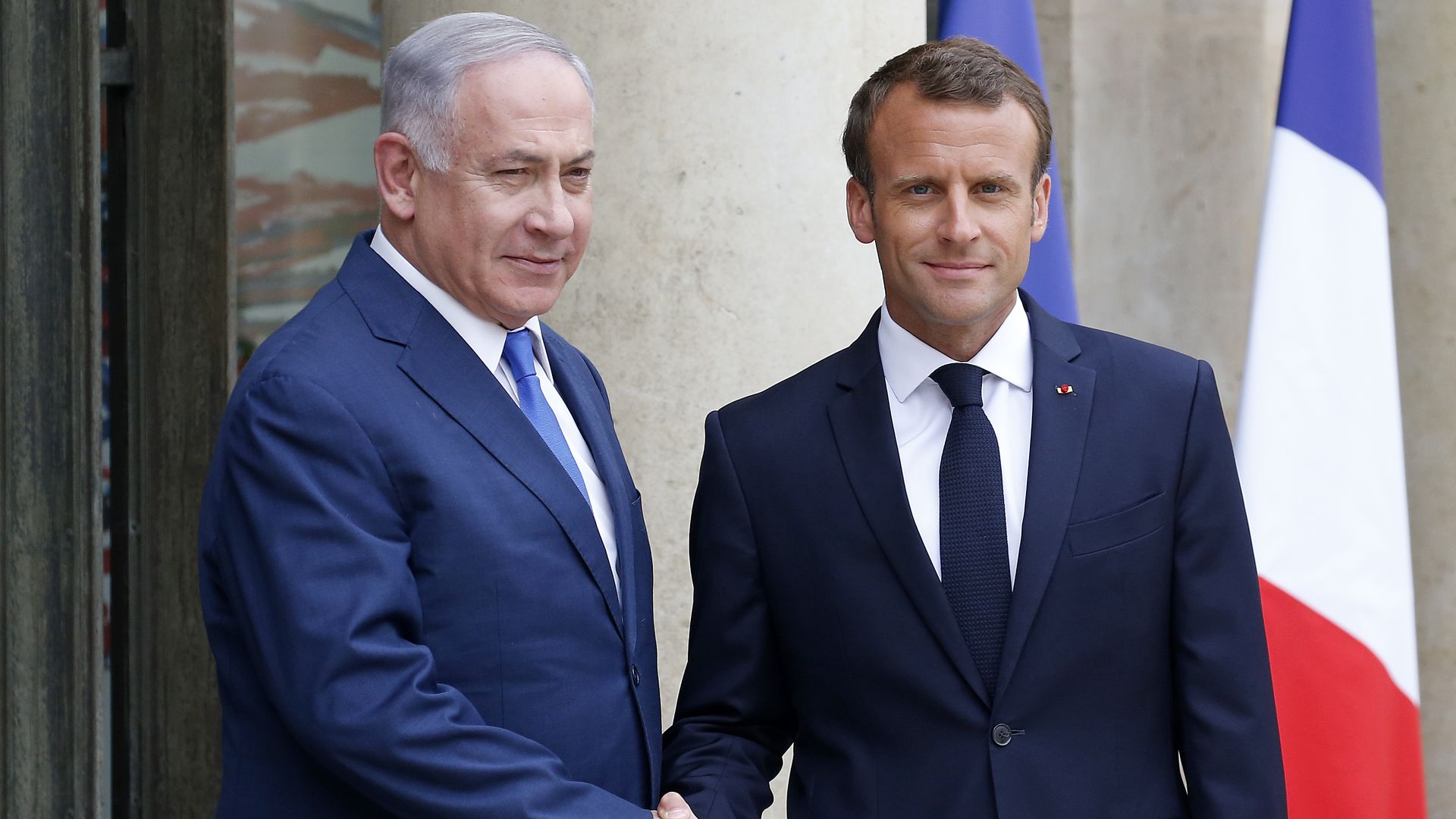 Netanyahu and Macron