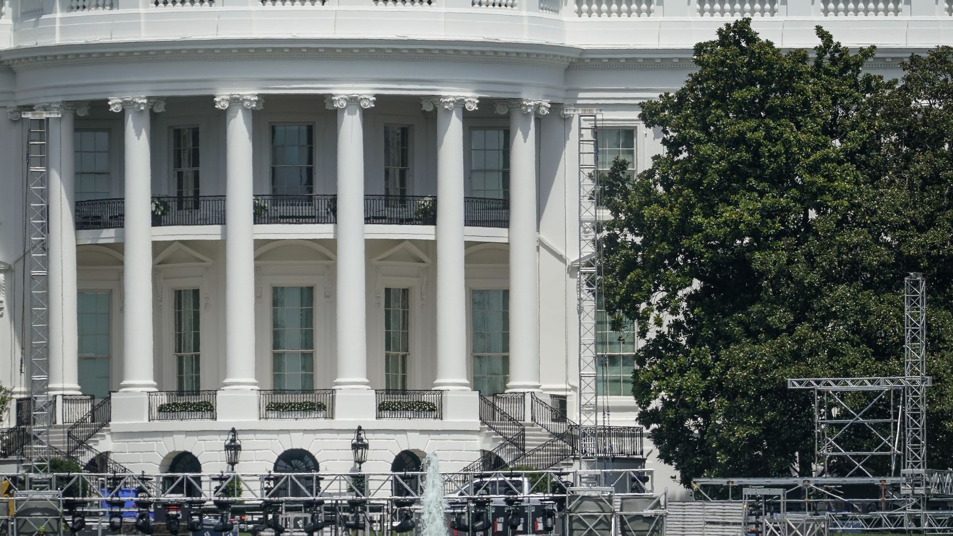 The South Lawn of the White House