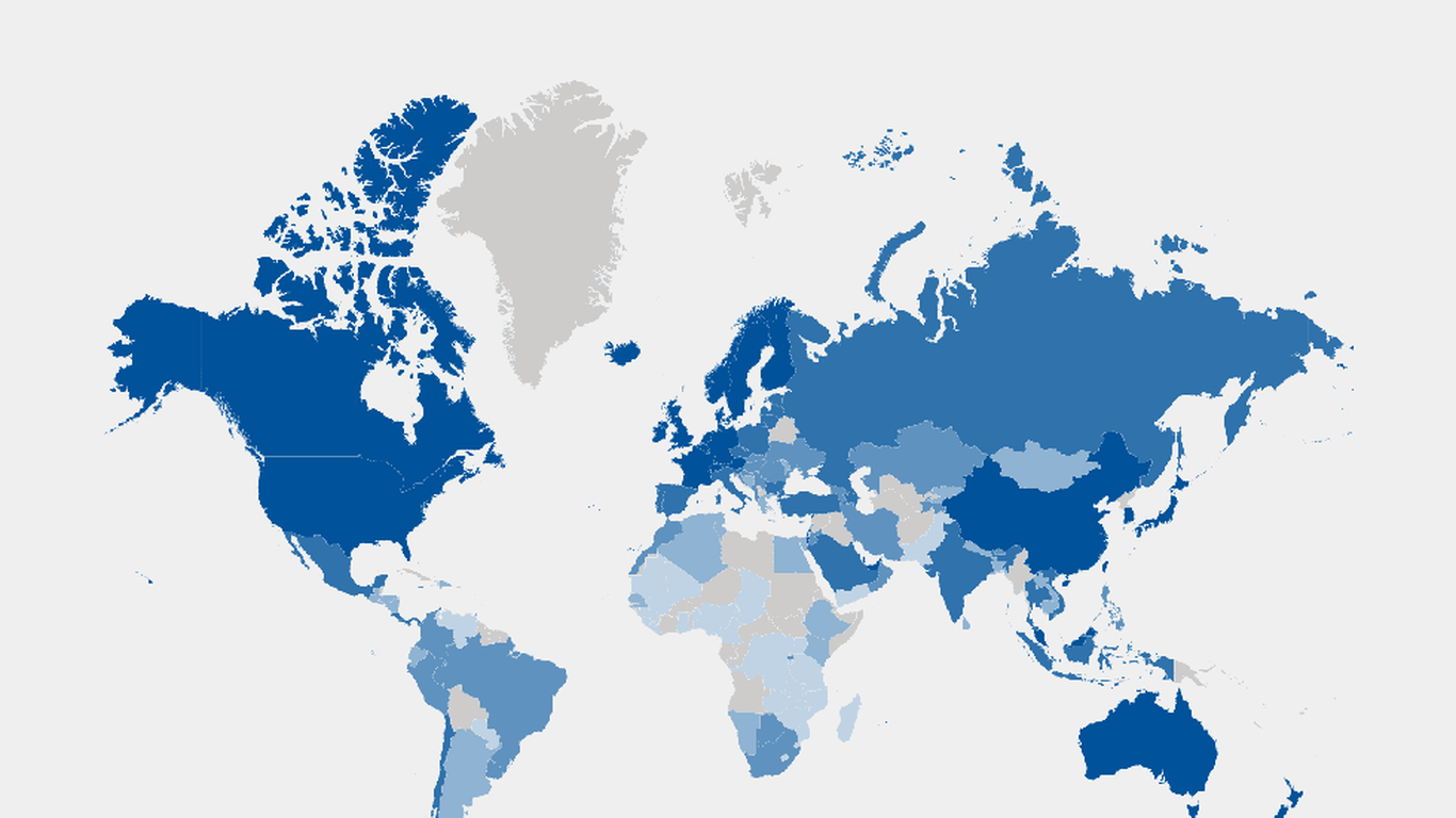 World where. Blue Map плагин. Как страны мира окрашены на карте синем цветом. Corona most diseased Countries. CPC Map.