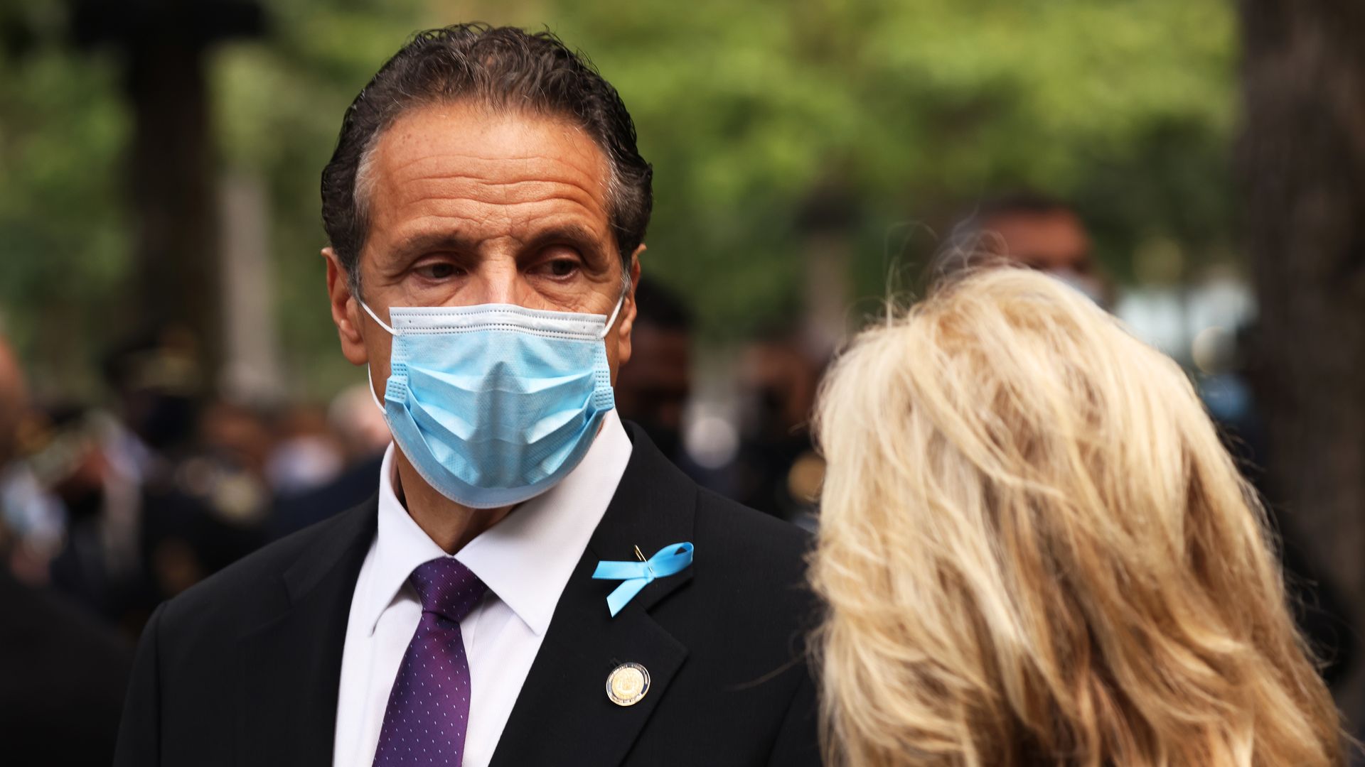Andrew Cuomo at 9/11 memorial